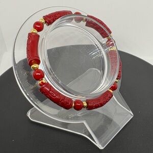 Lovely Cinnabar bracelet.